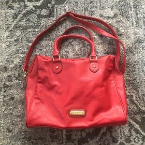 Steve Madden Red Faux Leather Purse